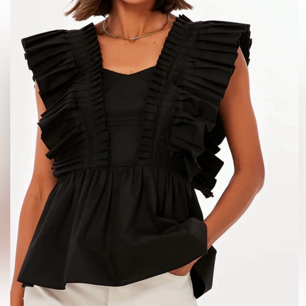 Nwt Tuckernuck Monica Nera Nicola Top Black